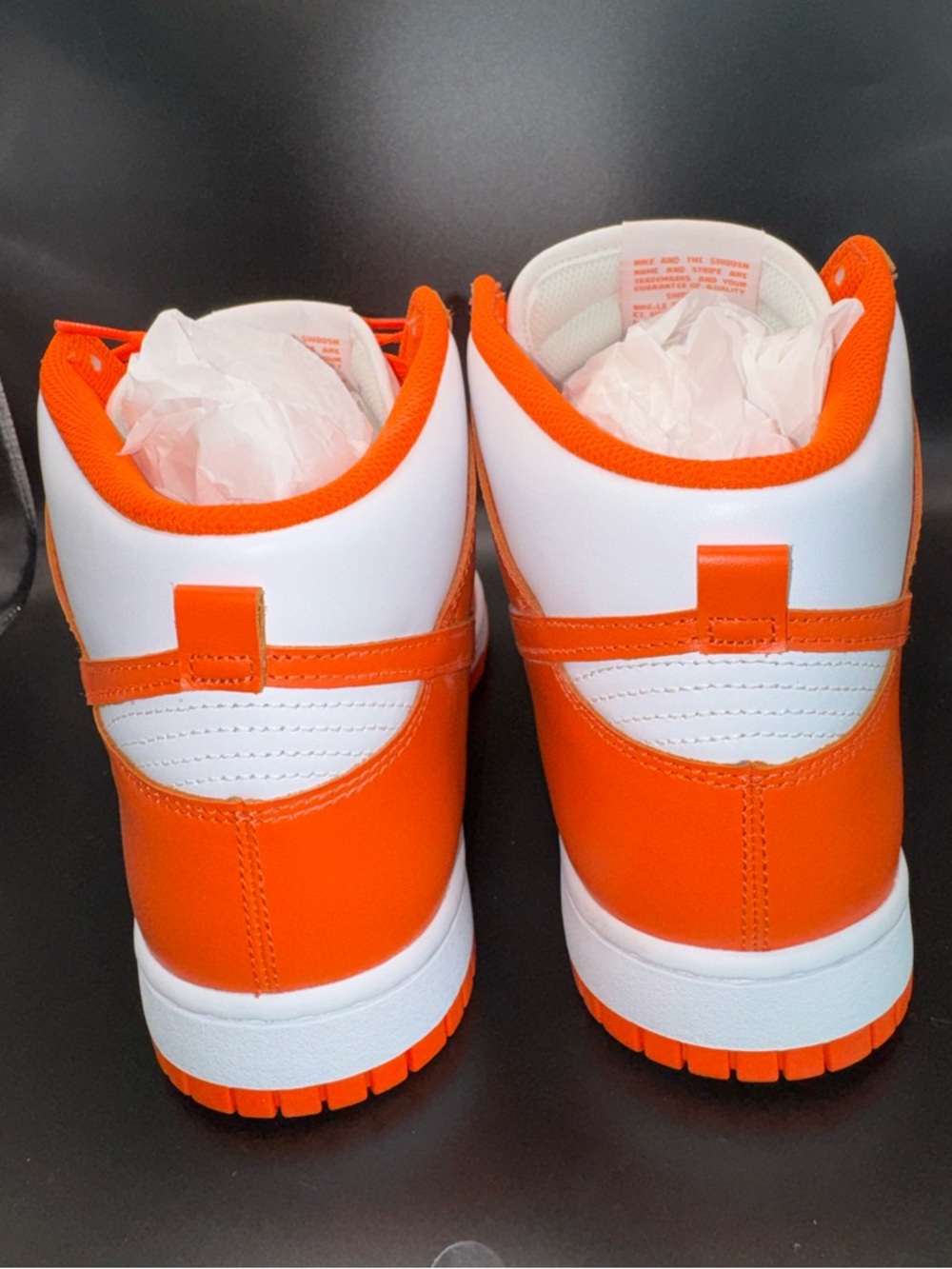 Nike Dunk Low Syracuse Orange Blaze DD1399-101 Men’s 10.5🔥 worn twice - Picture 4 of 16